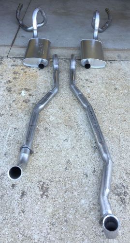 1968-1969 chevelle dual exhaust system, aluminized with 396 engines