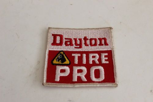 Vintage dayton tires employee work shirt uniform jacket patch tire pro vintage