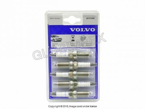 Volvo c30 c70 s40 s60 v50 v70 (2004-2013) spark plug (5) genuine + warranty