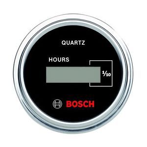 Bosch 2&#034; digital hour meter black / chrome bezel fst7951 authorized distributor