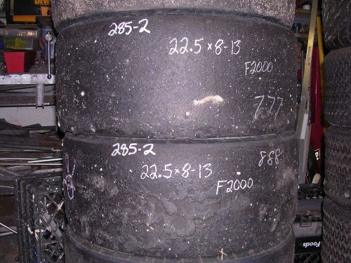 285-2 usdrrt hoosier used road race slicks/tires/radials 22.5x8-13 f2000