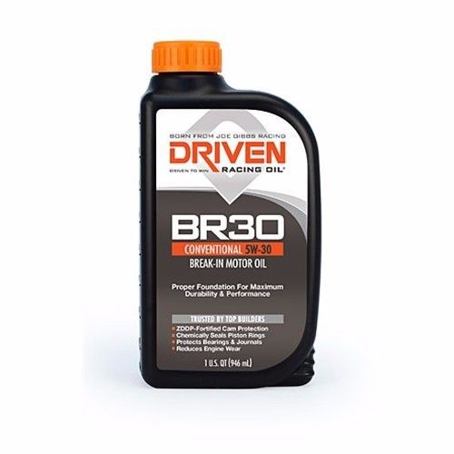 Driven racing oil br30 break-in oil 5w-30 (1qt) - 01806