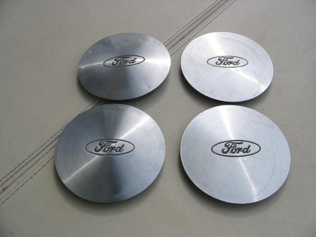Set of 4 oem 1985-93 ford mustang pony 10-hole alloy wheel center caps hubcaps