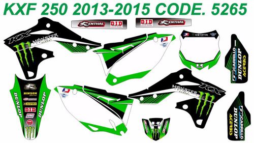 5265 kawasaki kxf 250 2012-2015 graphics decals kit