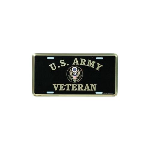 U.s. army veteran license plate
