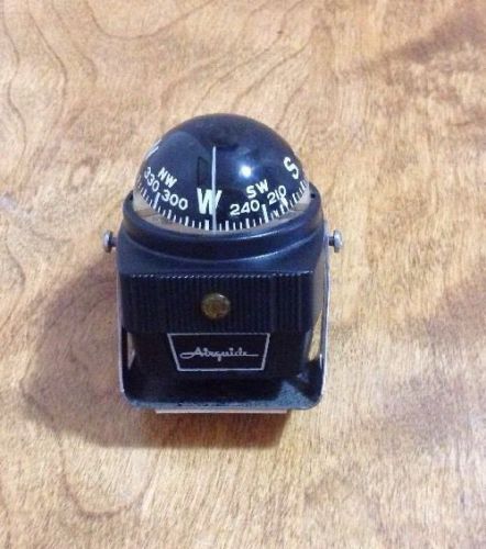 Vintage airguide liquid filled compass with mounting bracket
