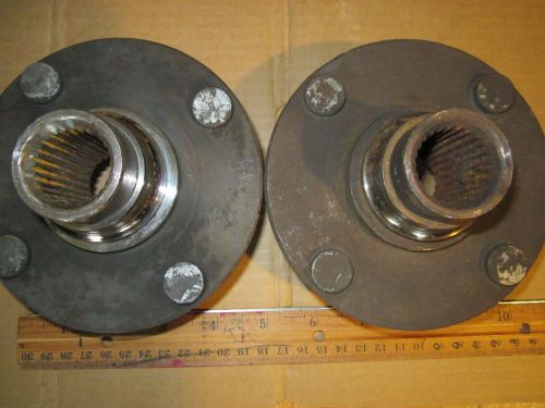 Two hubs for a trailer project