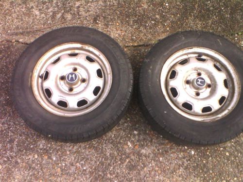Vintage honda rims and tires 175/70/13
