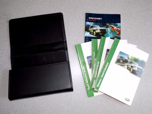 2003 land rover discovery series 2 genuine owners manual in leather binder