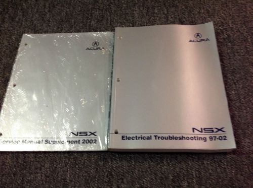 1997 2000 1998 2002 acura nsx electrical troubleshooting manual &amp; supplement set
