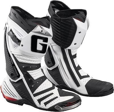 Gaerne mens gp-1 road race motorcycle boots white 13