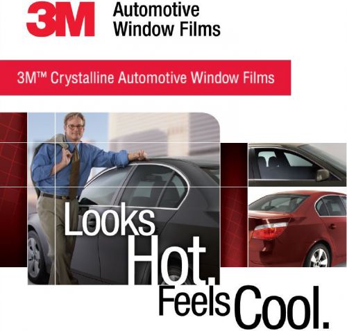 3m crystalline 40% vlt 30&#034; x 60&#034; automotive window film tint roll uncut cr40