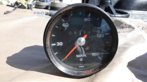 Porsche 914 factory speedometer gauge with sliver button 1974