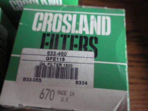 Crosland - 3 ea -oil filter - 670 - gfe119    -  new