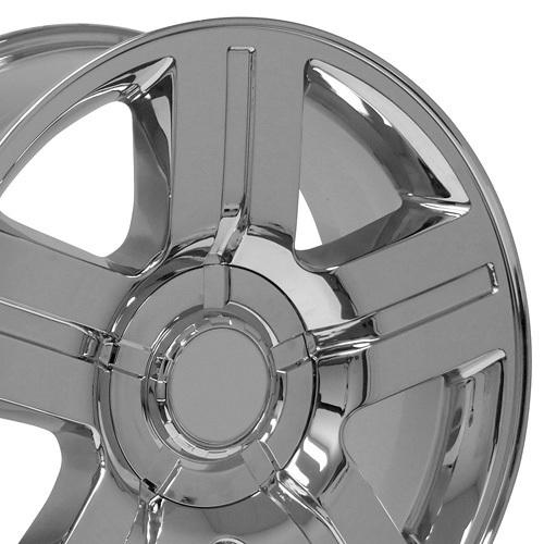 22" inch chrome chevy silverado suburban tahoe avalanche wheels rims