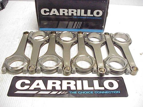 8 carrillo 6.175&#034; tapered beam rods .890&#034; wide-.708&#034; w.p. nascar