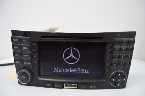 04 05 mercedes e-class radio cd navigation player a 211 827 63 42 tested s43#008