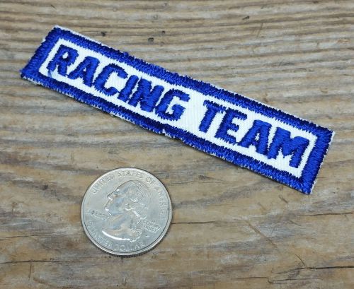 Vintage racing team patch for jacket hat car club coat rat hot rod old drag nhra