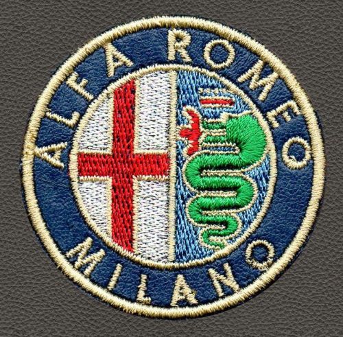 Luxury   patch alfa romeo  emblem diam 6 cm  delivery 10/15 days