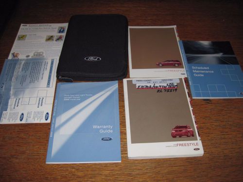 2005 ford freestyle owner&#039;s manual booklets