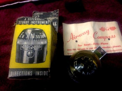 Vintage genuine air-way compass in original box