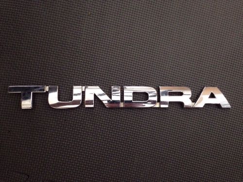 Toyota tundra door emblem used