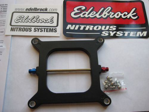 Nos/nitrous/nx/zex/ edelbrock performer rpm holley 4150 plate kit 100-250hp new!