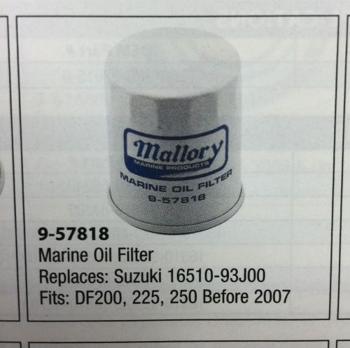 9-57818 mallory marine oil filter