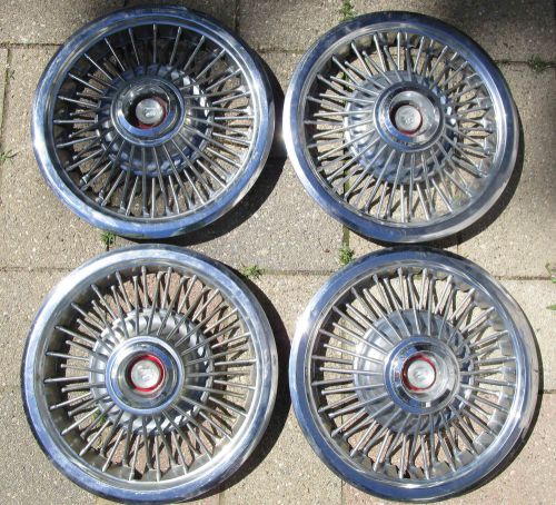 Mercury hubcap wheelcovers 15&#034; cover cap 1965 1966 1967 1968 wire no spinner 626