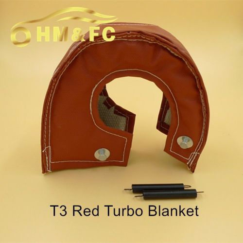 Red turbo blanket size t3 turbo heat shied