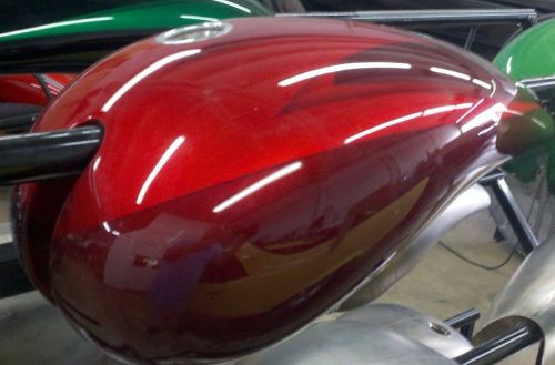 Viper motorcycle company fuel tank 4799999 stainless steel gas tank custom red