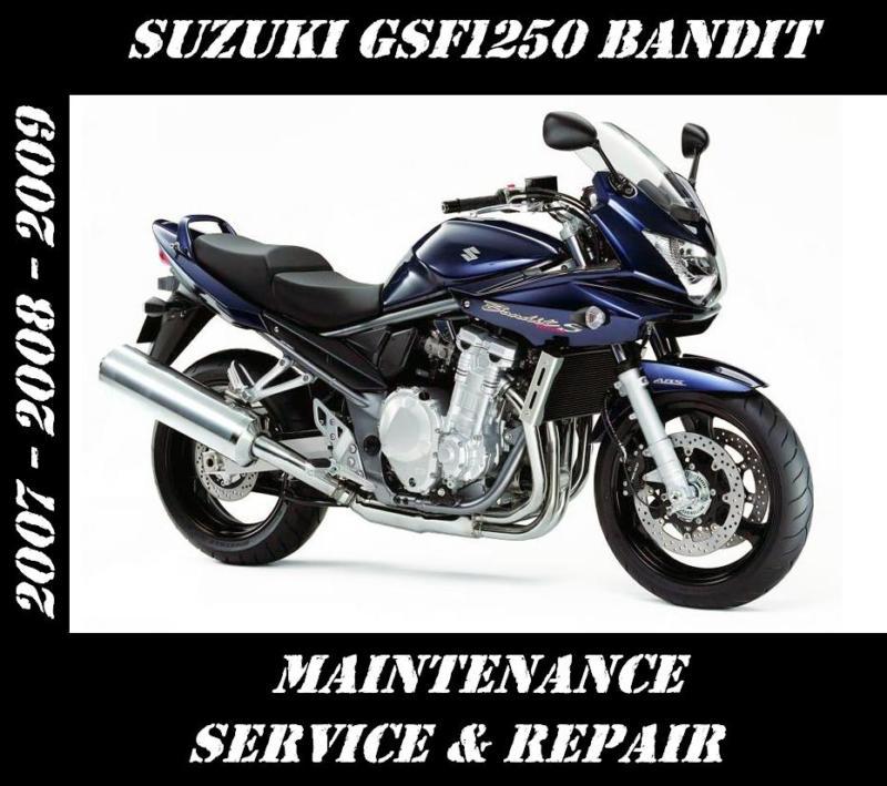 Suzuki gsf1250 bandit 1250 service repair rebuild  manual 2007 2008 2009