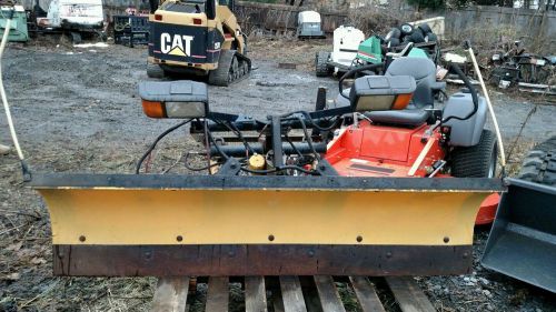 Meyer poly plow snow plow setup 6&#039; 6&#034;  with pump lights chevy ford dodge