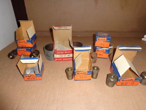 Vintage 8 lot monmouth connecting rod bearing parts~federal-mogul~chassis parts