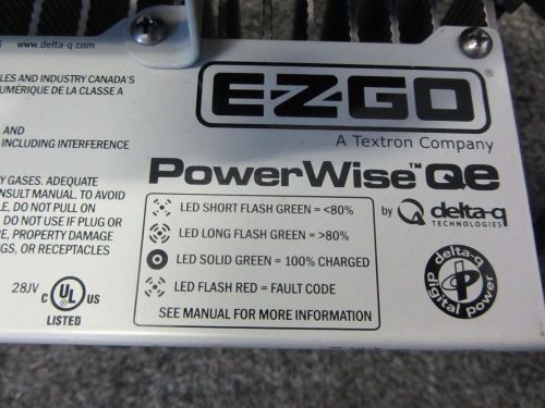 Ezgo power wise qe 36 volt charger golf cart