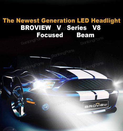 Broview v8 p13w 12277 12000lm fog driving light led lights replace hid &amp; halogen