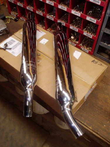 Triumph motorcycle mufflers oem (left and right sides) 2001 bonneville