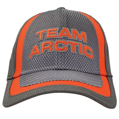 Arctic cat team arctic performance fitted cap - gray orange - 5273-052 5273-053