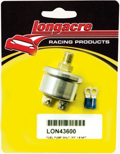 Longacre racing sending unit low oil pressure ignition or fuel shut off  #43600