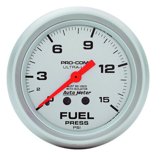 Autometer 4413 ultra-lite mechanical fuel pressure gauge