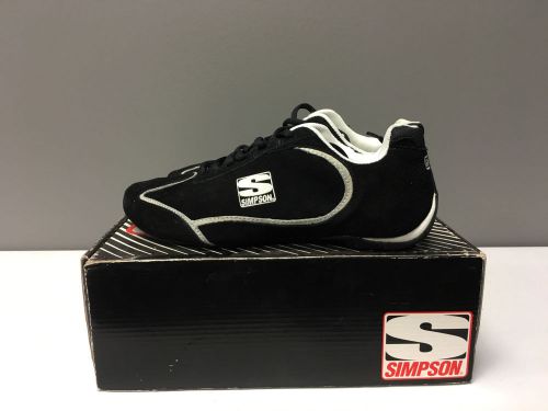 Simpson safety 55700bk low top team shoe 7 black non sfi