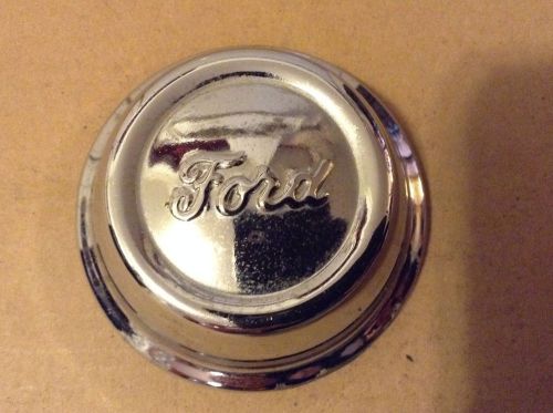 Reproduction ford model a chrome hubcap with logo