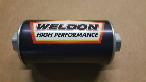 Weldon weq1210cln billet fuel filter 10 micron filter with 12 an o-ring ports