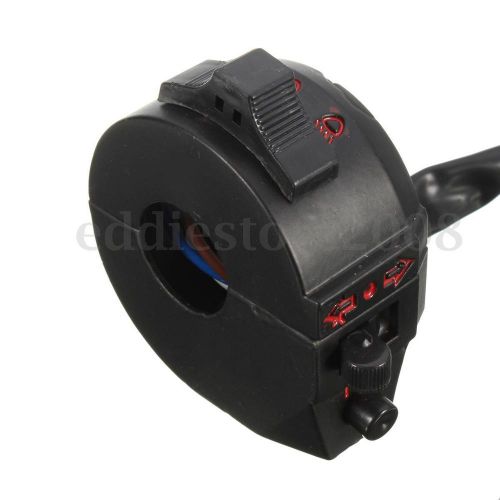 7/8&#039;&#039; motorcycle handlebar control horn turn signal light left switch hi/lo beam