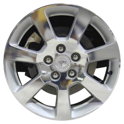 Oem reman 17x7.5 alloy wheel, rim light silver textured with machined face-4586