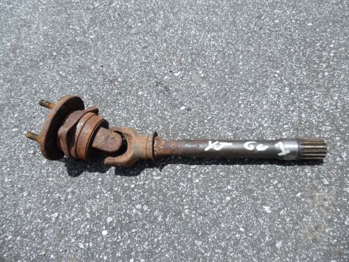 87-95 jeep wrangler dana 30 passenger side right front axle shaft non abs yj