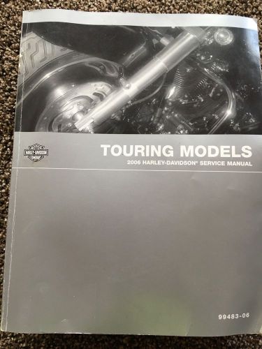 2006 harley davidson touring models original factory service manual clean