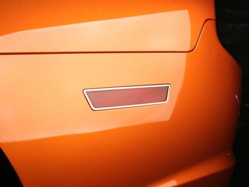 Dodge charger side marker light trim rings polished -332003