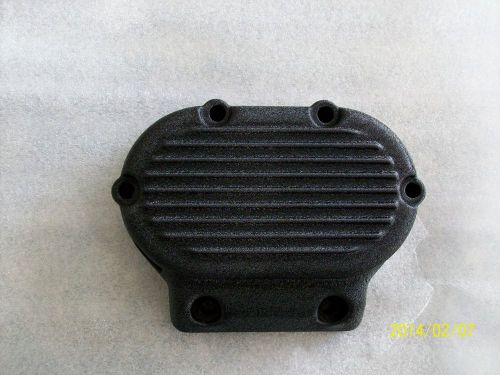 Harley transmission cover- 5 speed evolution-ribbed-wrinkle black powder coat