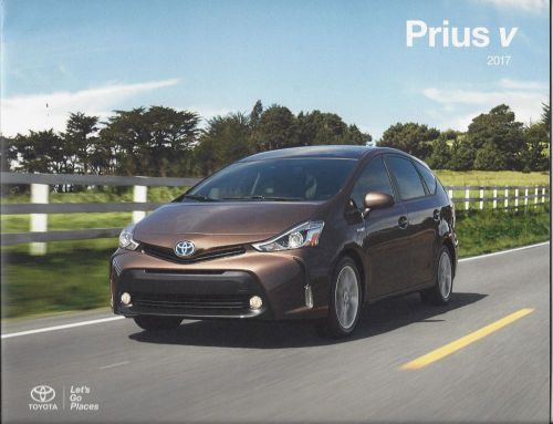 2017 toyota prius v   -   22 page brochure two/three/four and five models